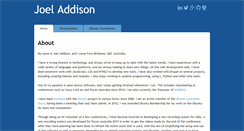 Desktop Screenshot of joeladdison.com
